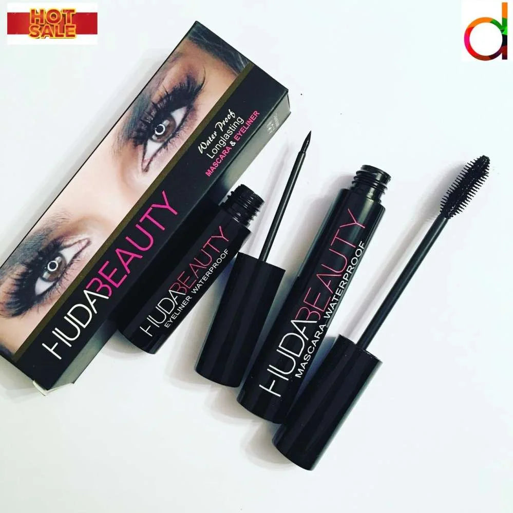 Huda Beauty Waterproof – Long Lasting Eye Liner & Mascara