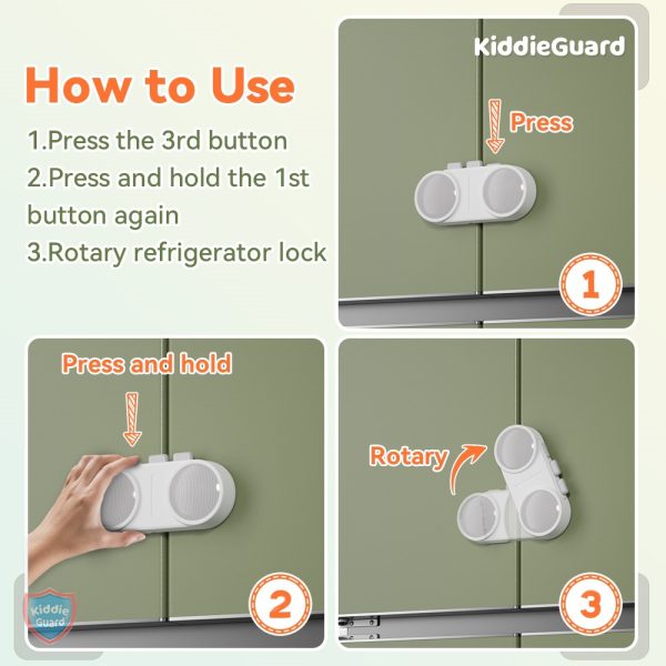 Multipurpose French Fridge Lock 3m Vhb Tape,