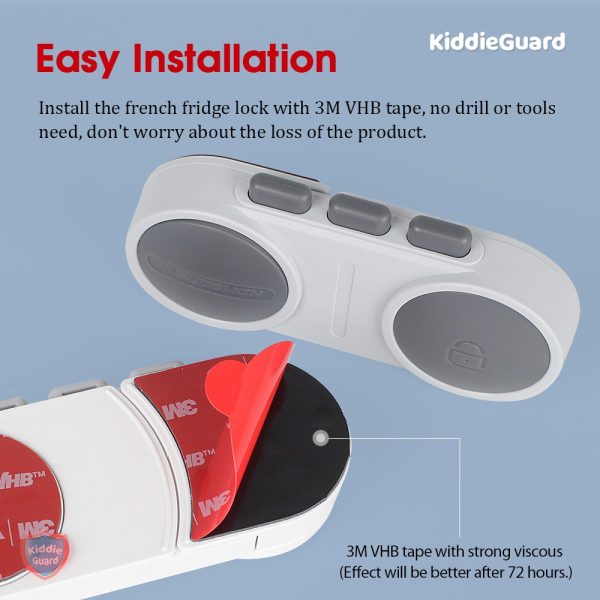 Multipurpose French Fridge Lock 3m Vhb Tape,